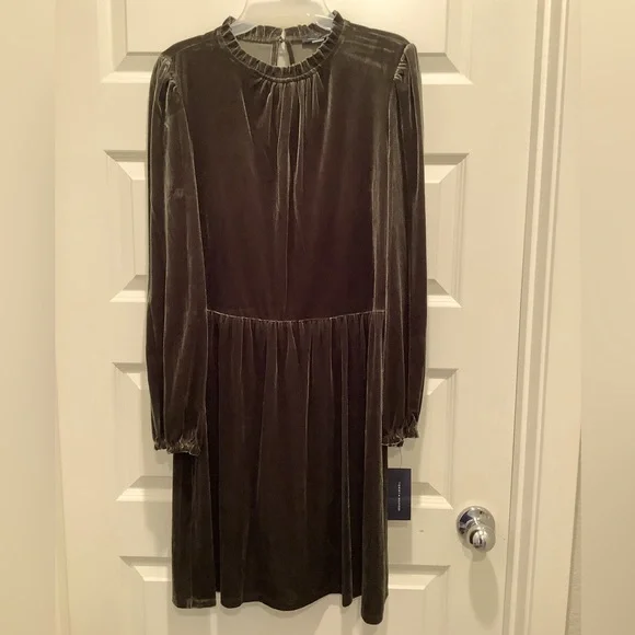 alana long sleeve dress Alana Merino Wool Wrap Dress